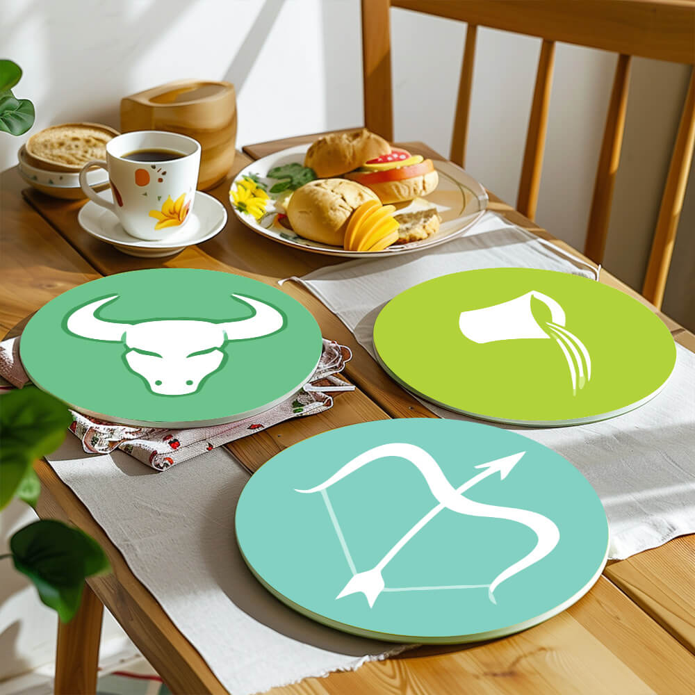 
Paint by Numbers - Placemats | Colorful Zodiac