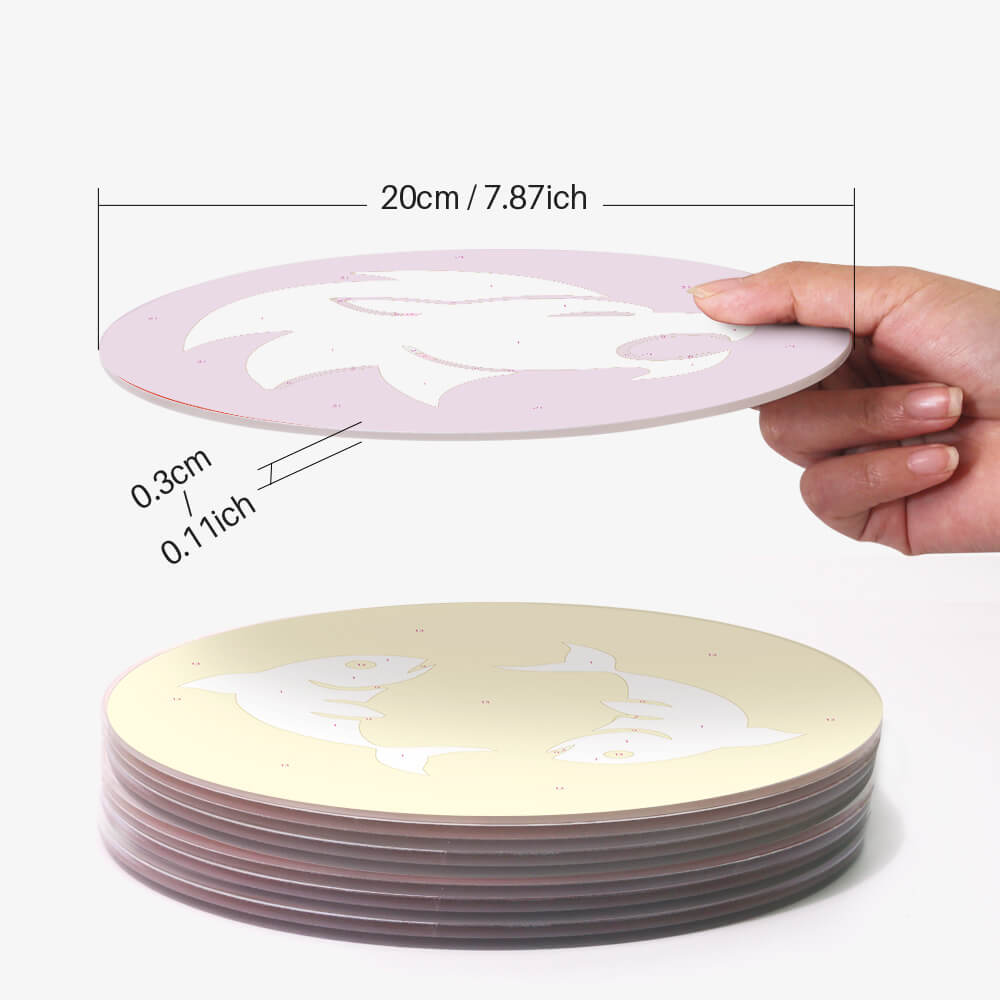 
Paint by Numbers - Placemats | Colorful Zodiac