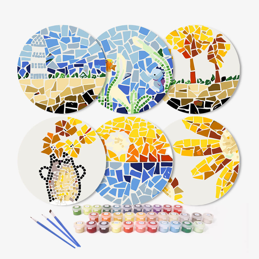 
Paint by Numbers - Placemats | Countryside