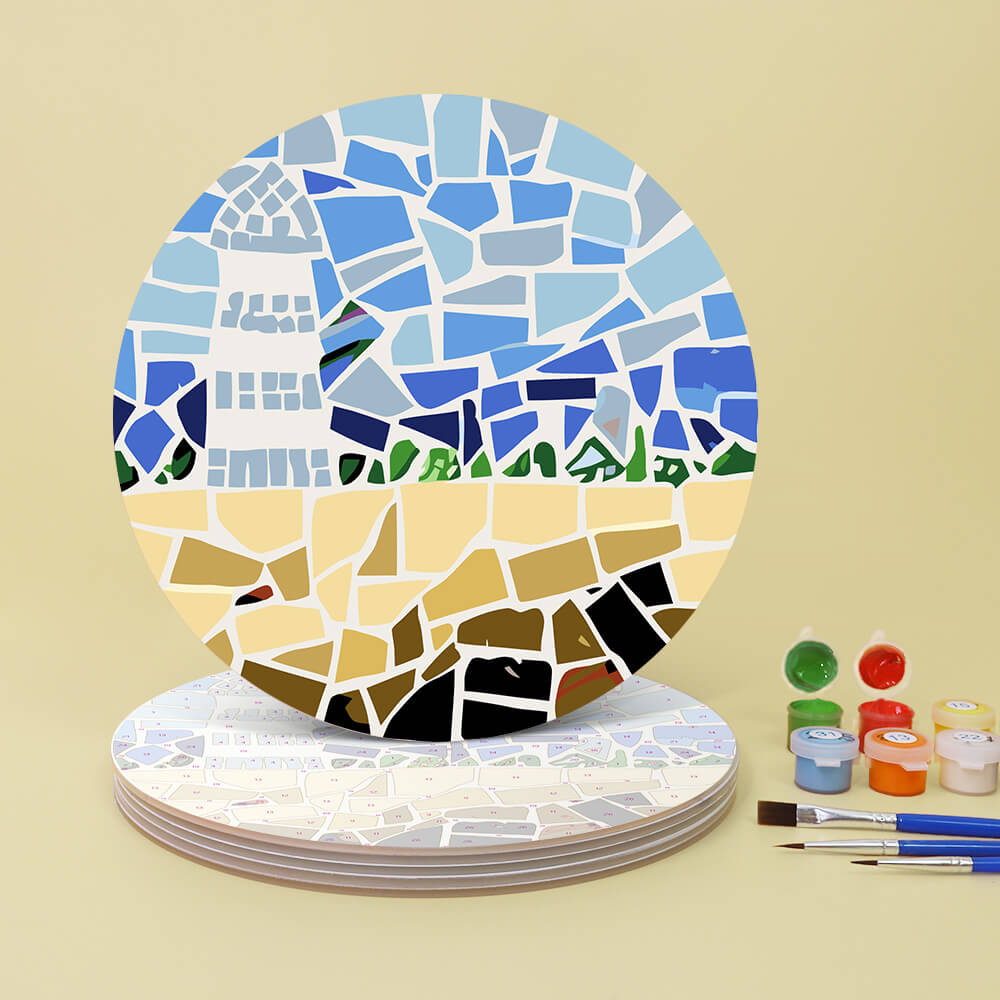 
Paint by Numbers - Placemats | Countryside