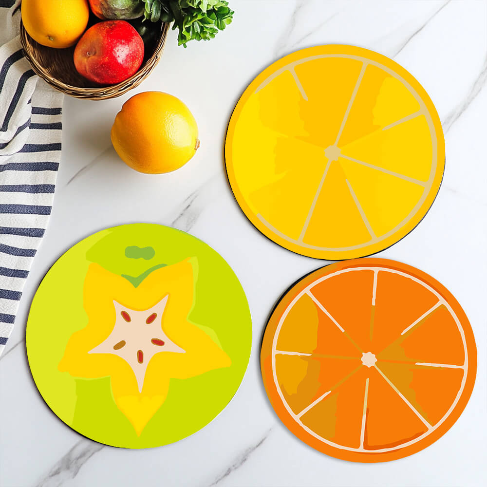 
Paint by Numbers - Placemats | Fruit