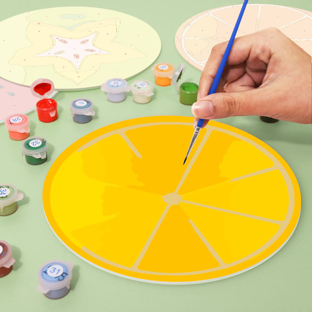 
Paint by Numbers - Placemats | Fruit