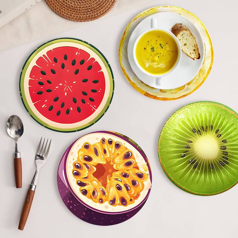 
Paint by Numbers - Placemats | Fruits