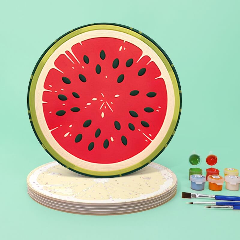 
Paint by Numbers - Placemats | Fruits