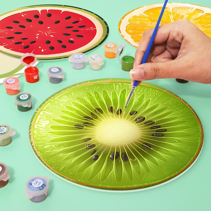 
Paint by Numbers - Placemats | Fruits