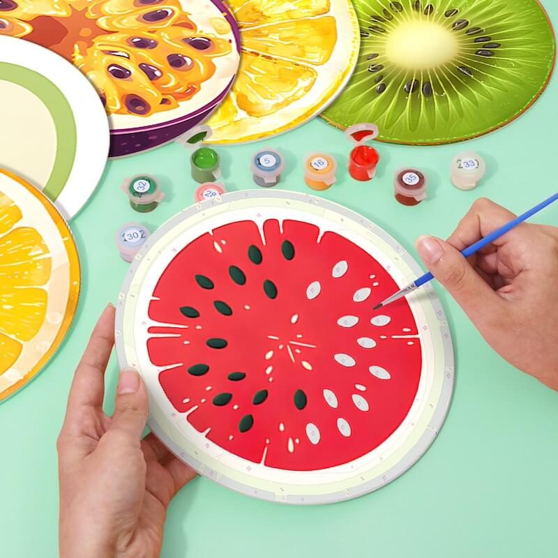 
Paint by Numbers - Placemats | Fruits