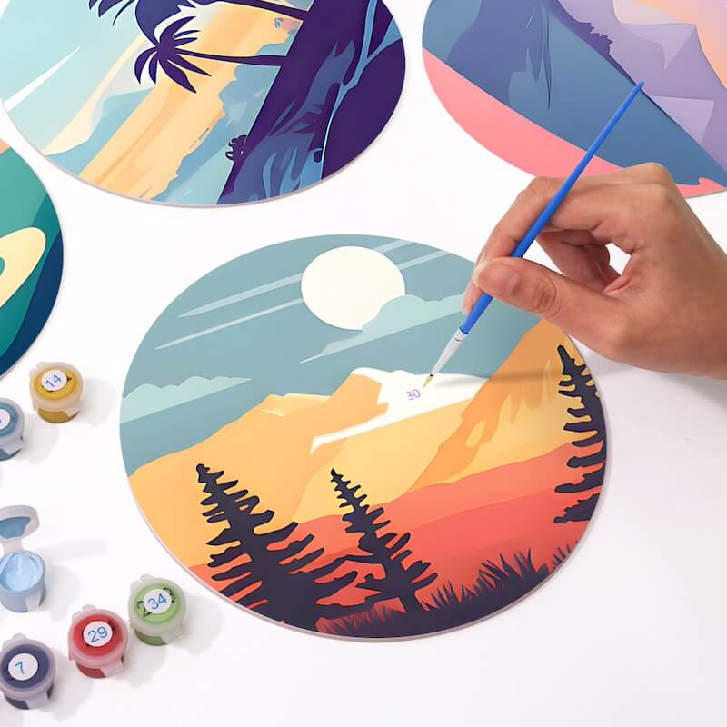 
Paint by Numbers - Placemats | Golden hour