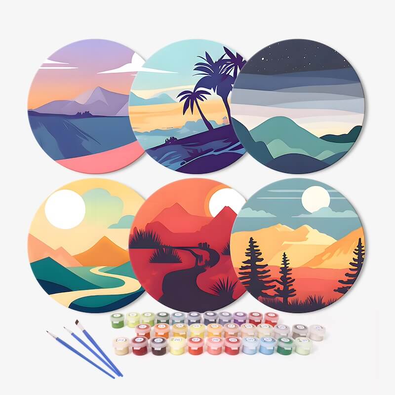 
Paint by Numbers - Placemats | Golden hour