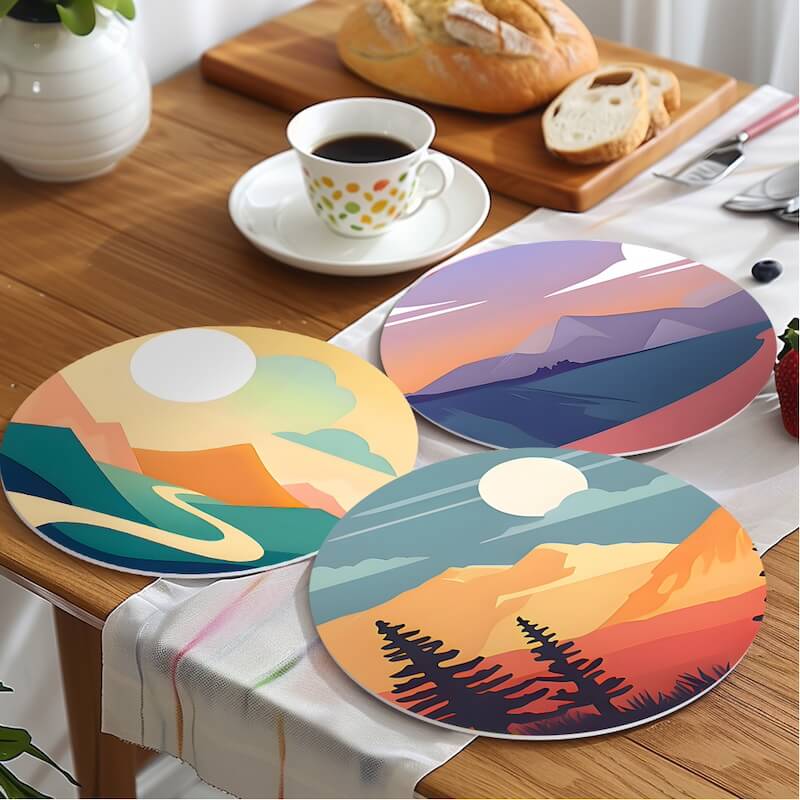 
Paint by Numbers - Placemats | Golden hour