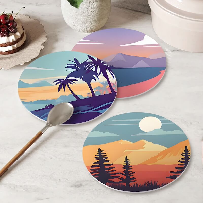 
Paint by Numbers - Placemats | Golden hour