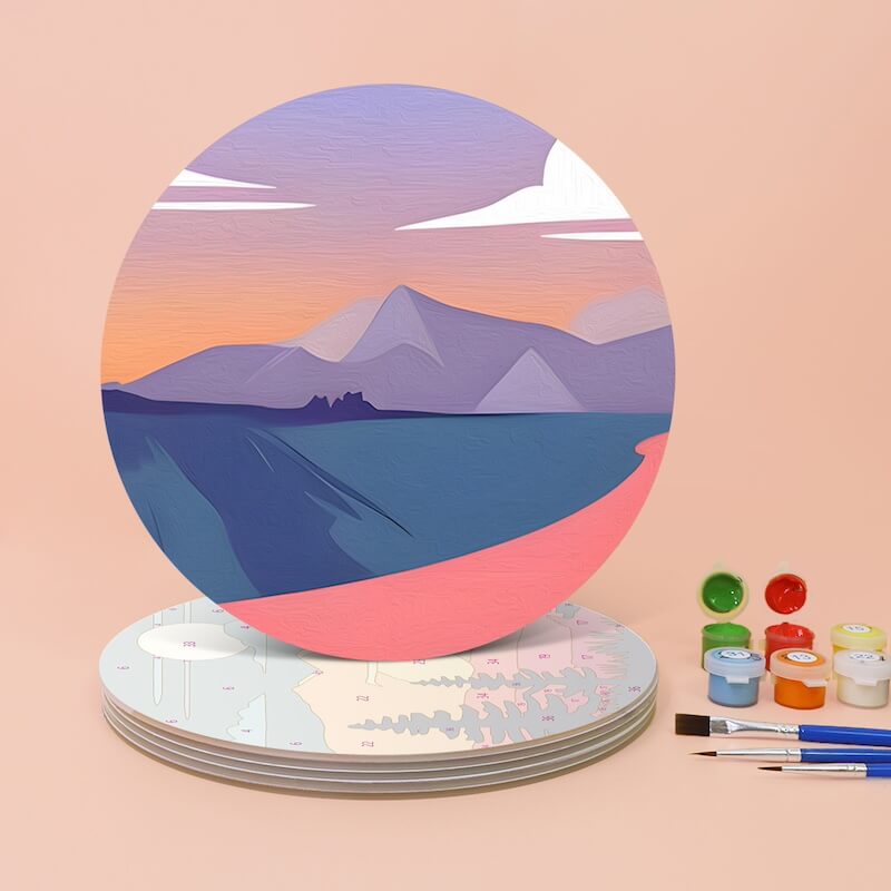 
Paint by Numbers - Placemats | Golden hour