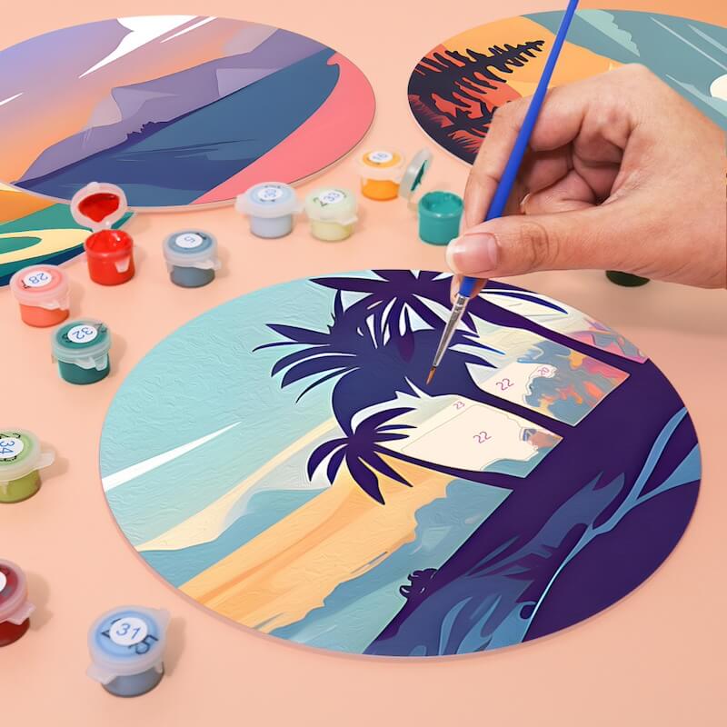 
Paint by Numbers - Placemats | Golden hour