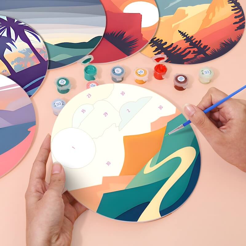 
Paint by Numbers - Placemats | Golden hour