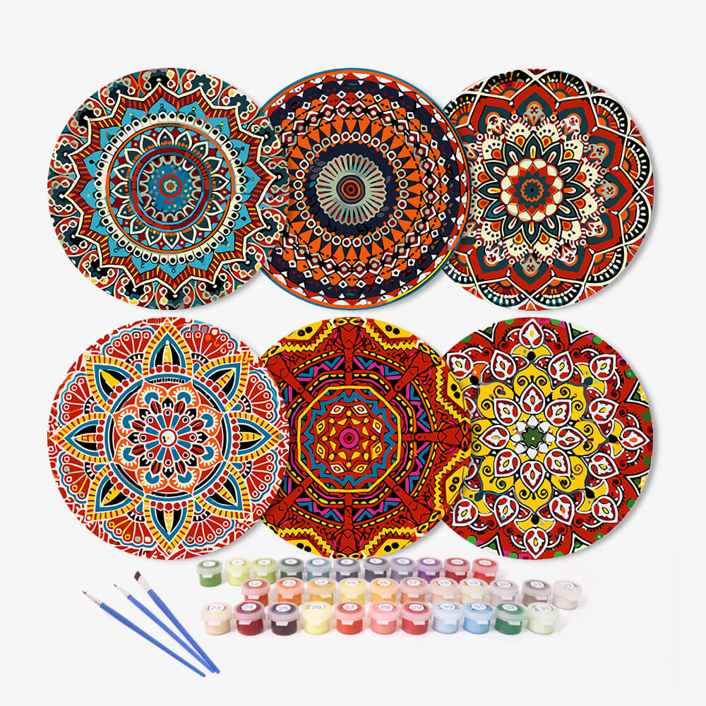 
Paint by Numbers - Placemats | Mandala