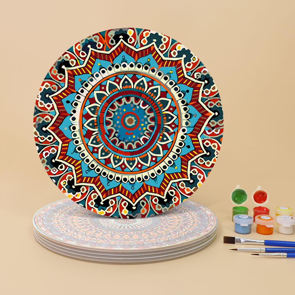 
Paint by Numbers - Placemats | Mandala