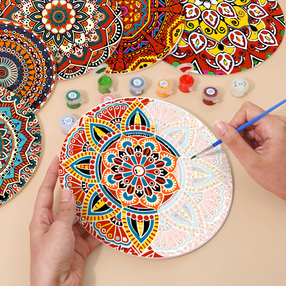 
Paint by Numbers - Placemats | Mandala