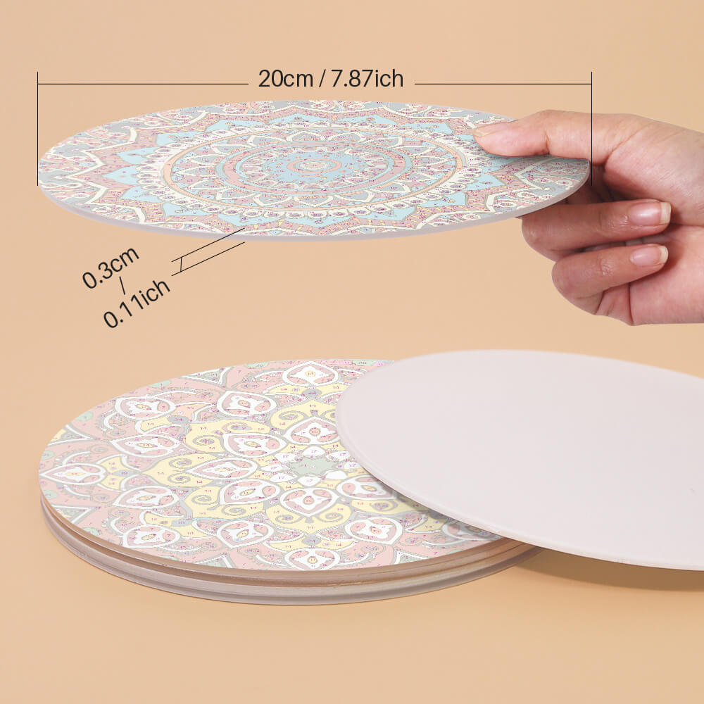 
Paint by Numbers - Placemats | Mandala