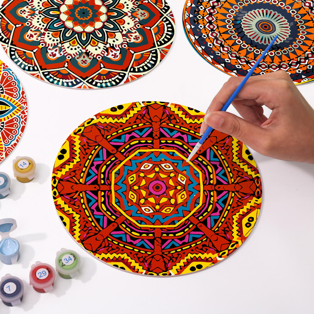 
Paint by Numbers - Placemats | Mandala