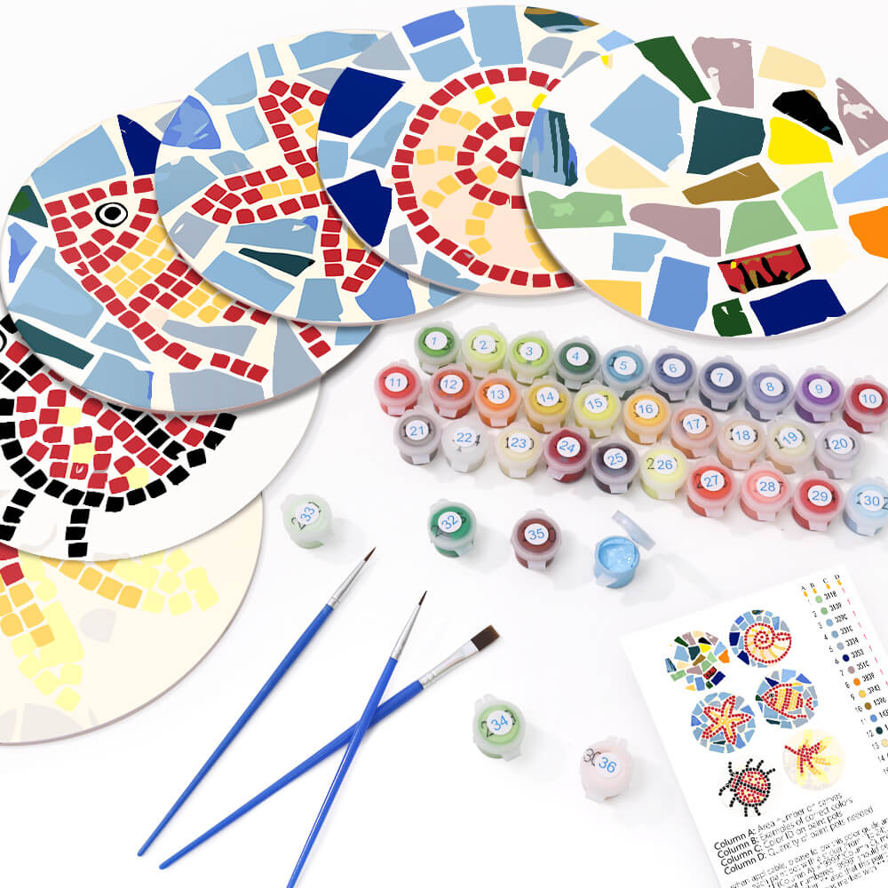 
Paint by Numbers - Placemats | Mosaic