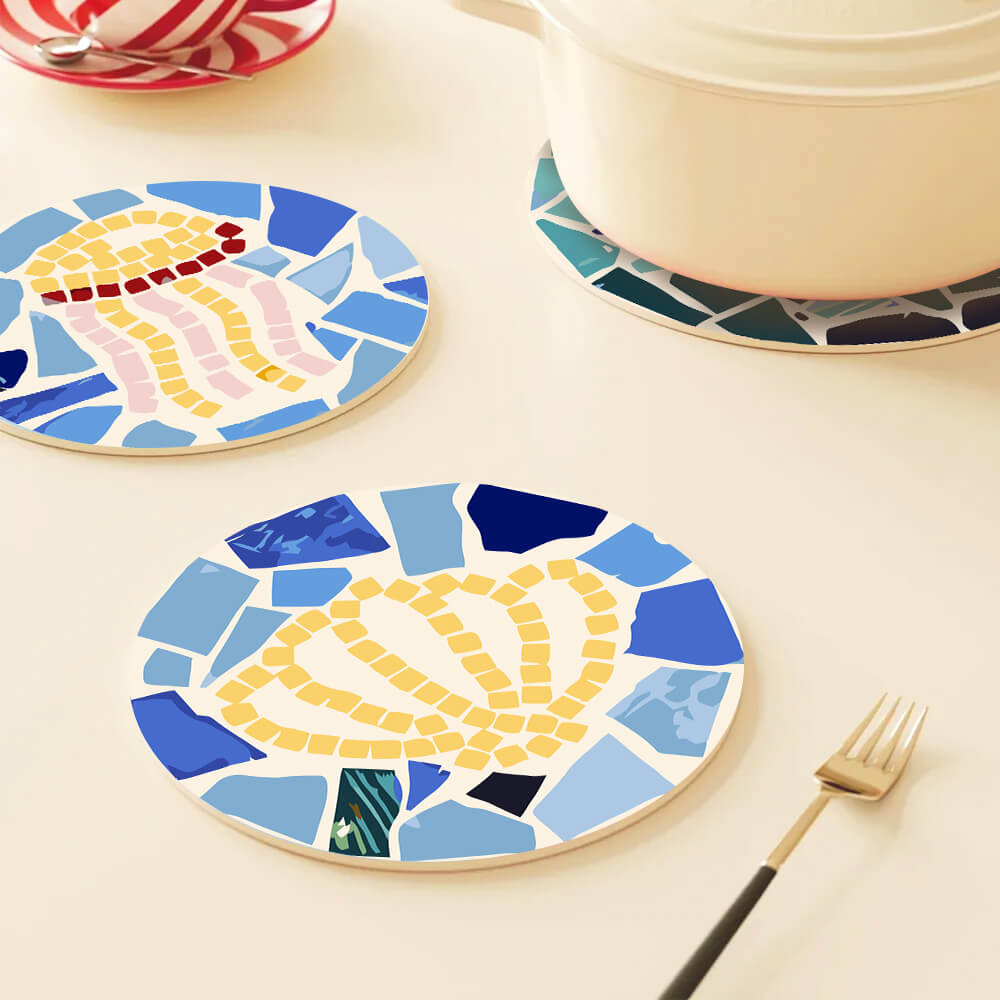 
Paint by Numbers - Placemats | Ocean Mosaic