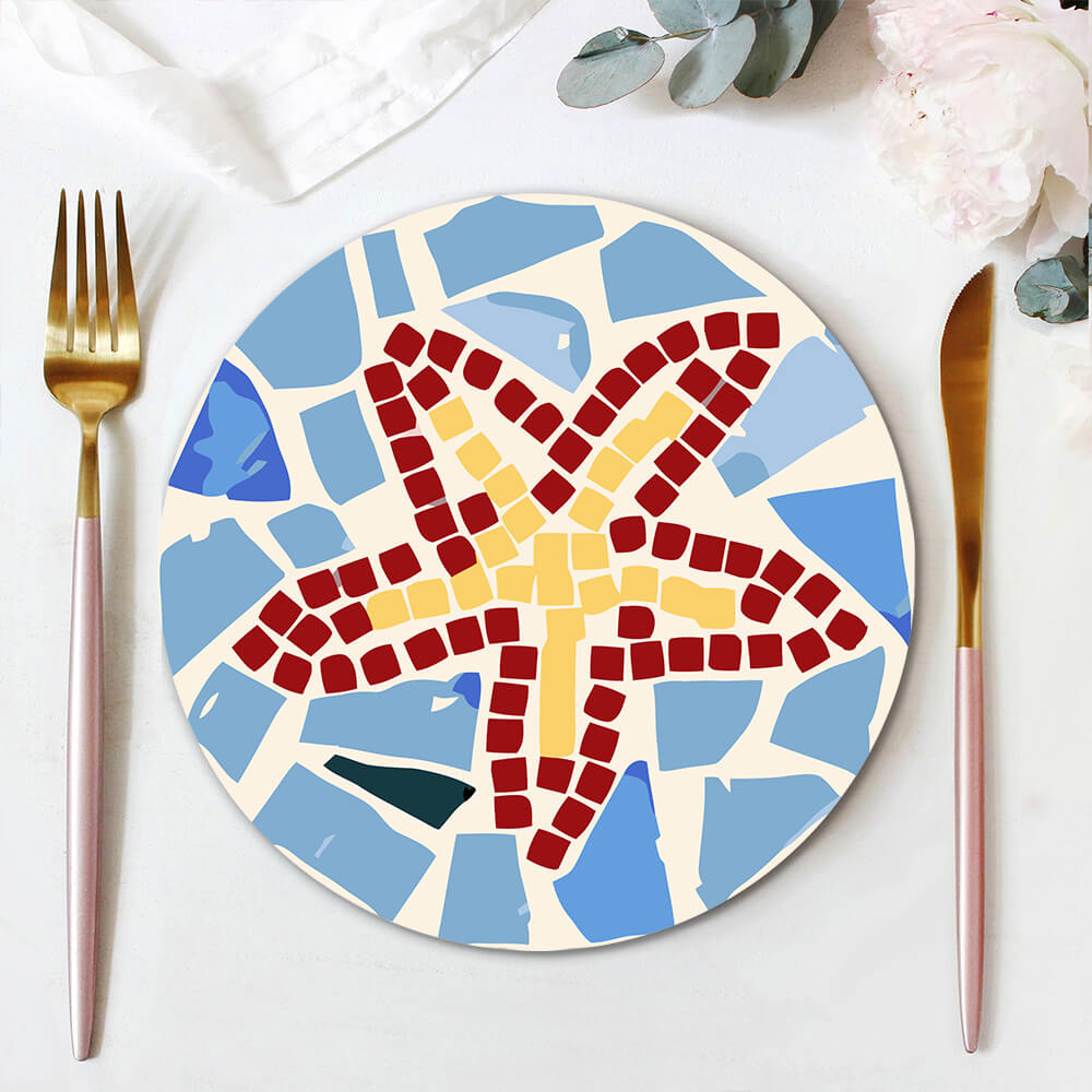 
Paint by Numbers - Placemats | Ocean Mosaic