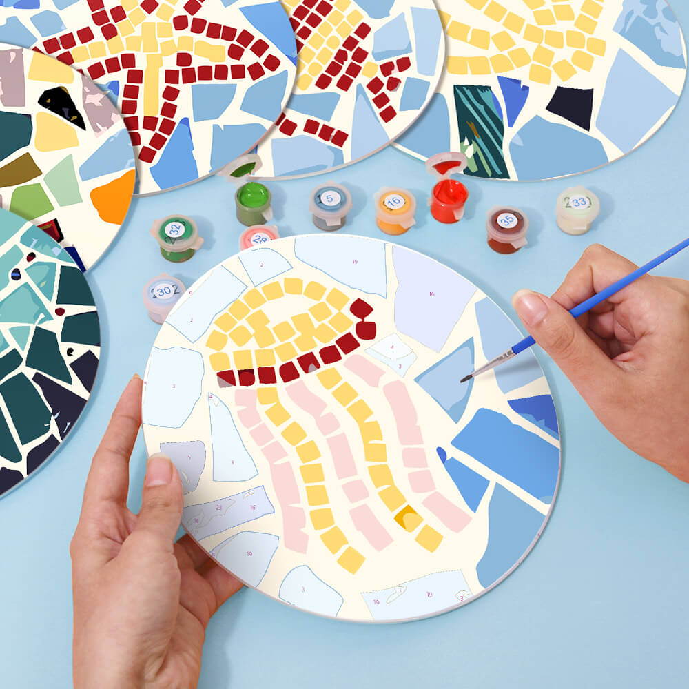 
Paint by Numbers - Placemats | Ocean Mosaic