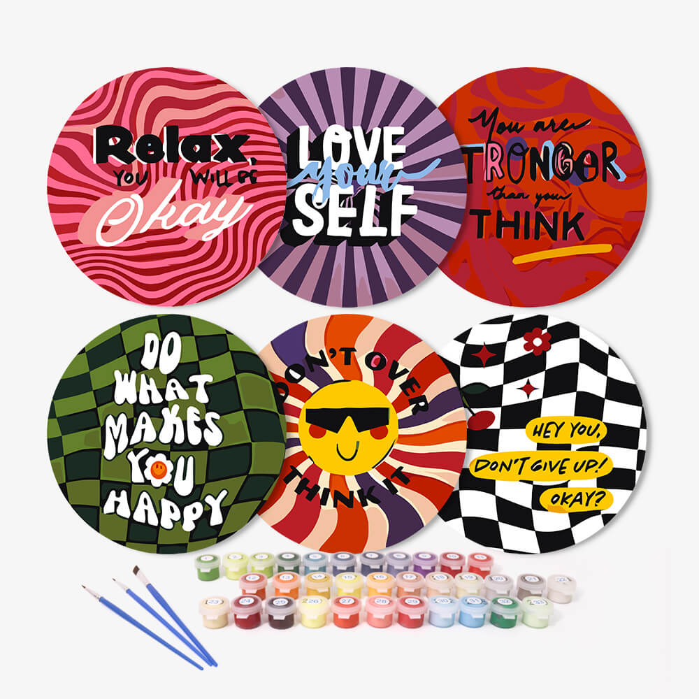 
Paint by Numbers - Placemats | Sayings