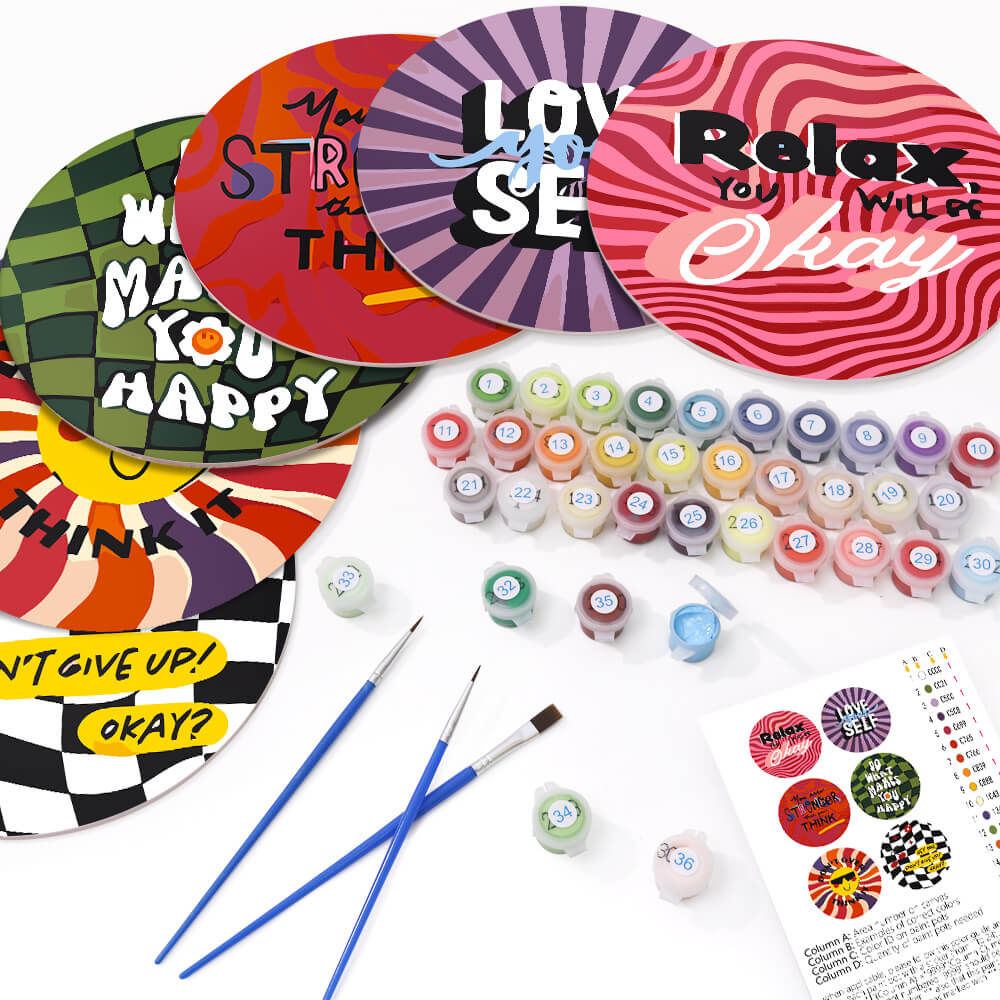 
Paint by Numbers - Placemats | Sayings