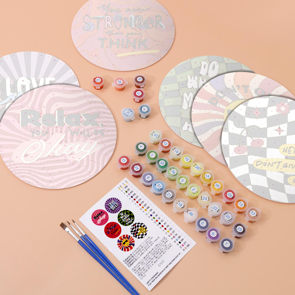 
Paint by Numbers - Placemats | Sayings