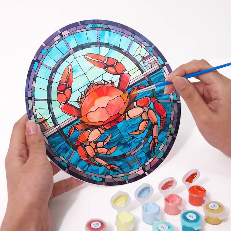 
Paint by Numbers - Placemats | Sea animals