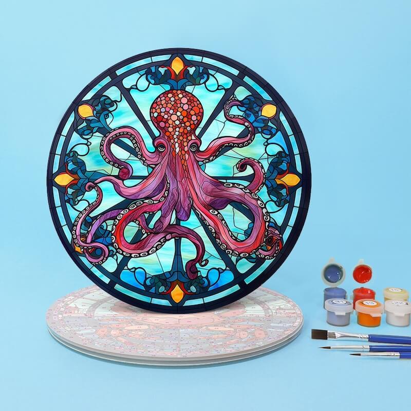 
Paint by Numbers - Placemats | Sea animals