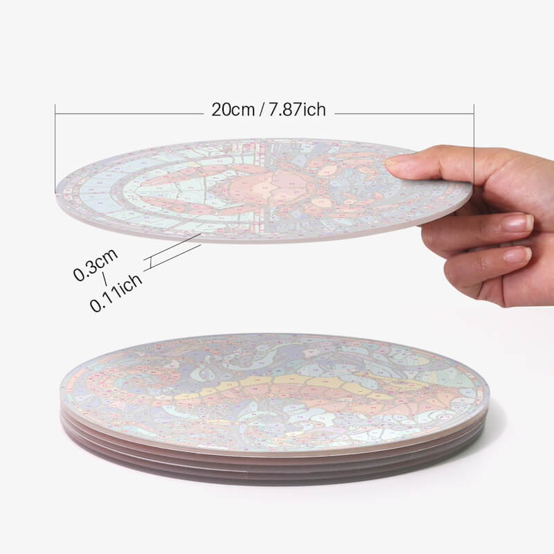 
Paint by Numbers - Placemats | Sea animals