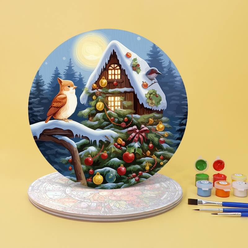 
Paint by Numbers - Placemats | Winter time
