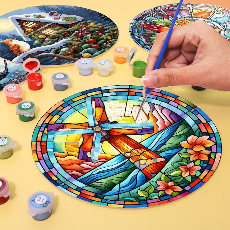 
Paint by Numbers - Placemats | Winter time