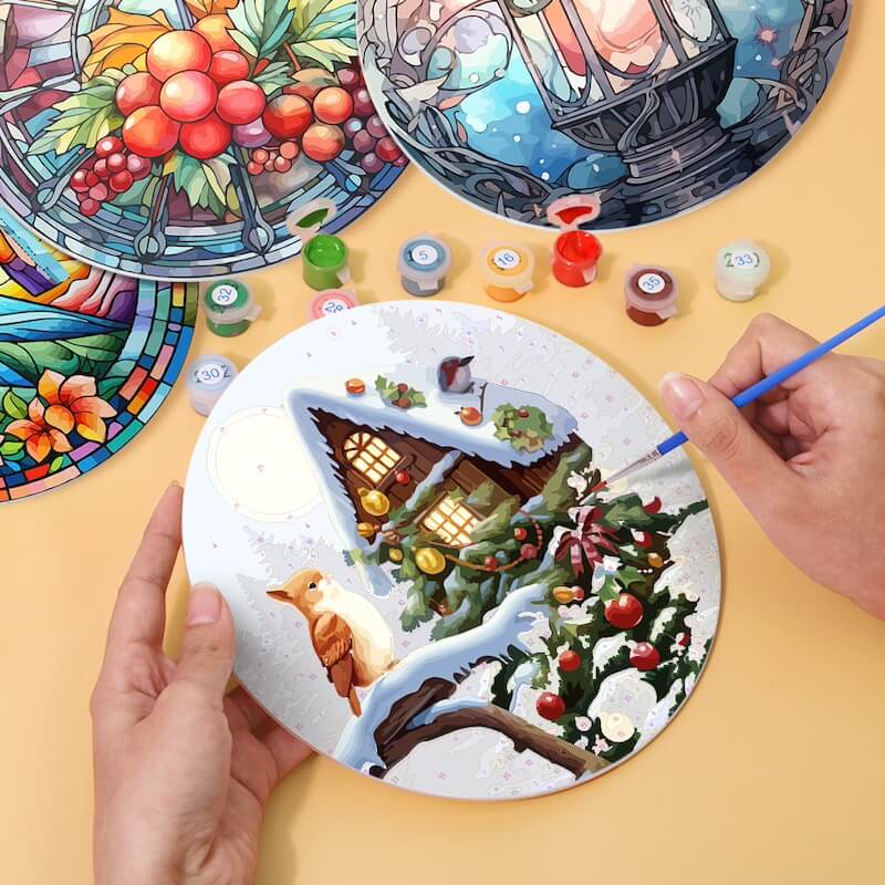 
Paint by Numbers - Placemats | Winter time