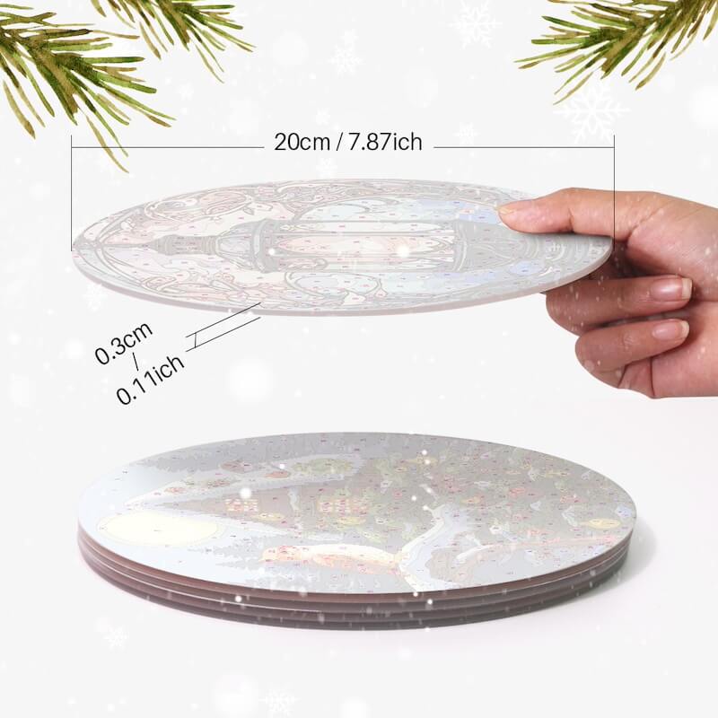 
Paint by Numbers - Placemats | Winter time