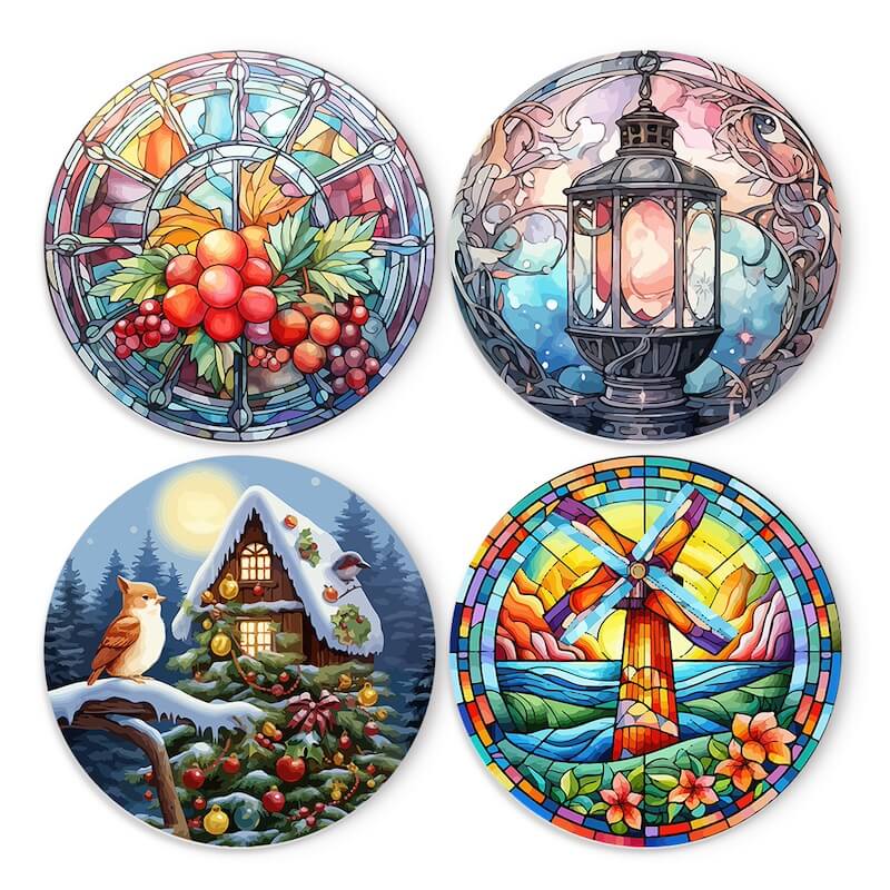 
Paint by Numbers - Placemats | Winter time