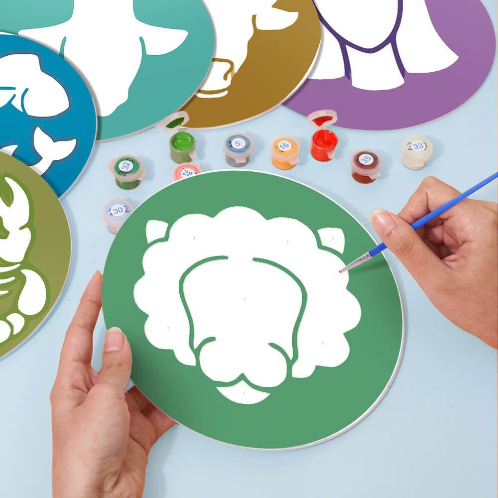 
Paint by Numbers - Placemats | Zodiac