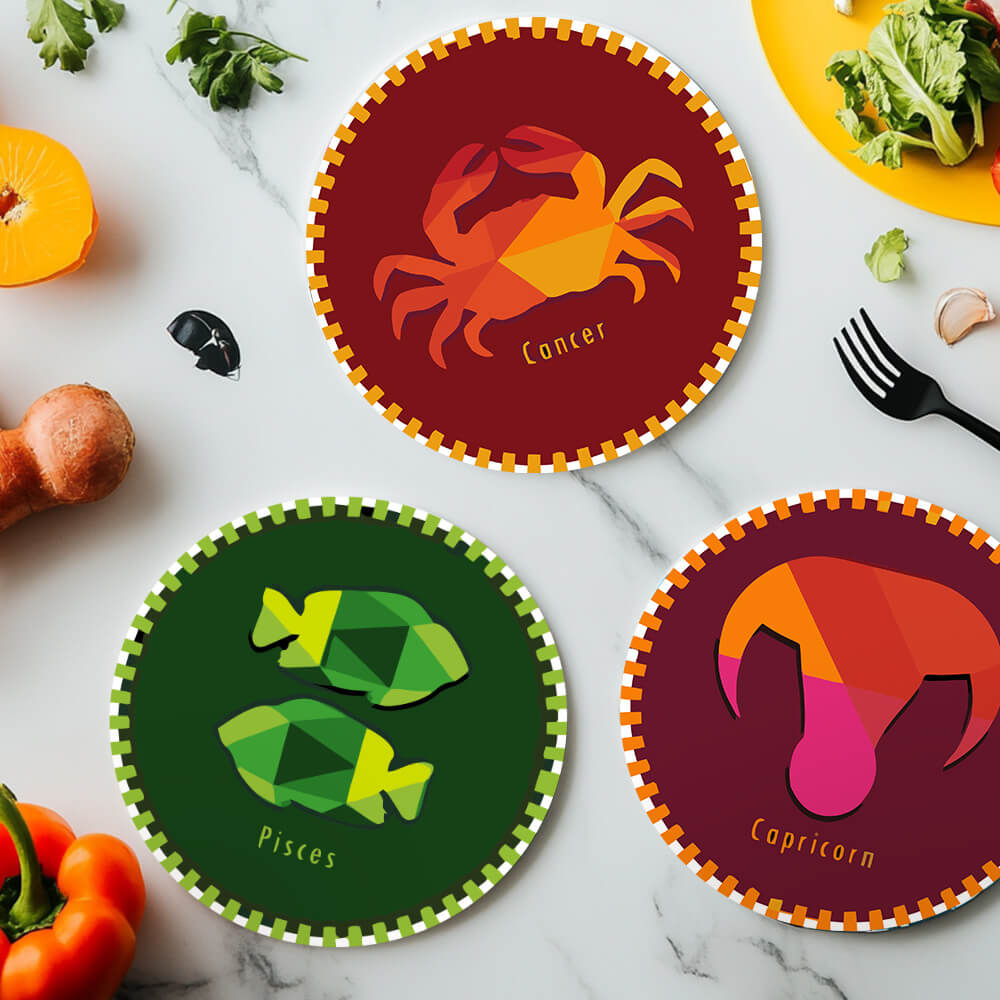 
Paint by Numbers - Placemats | Zodiac Signs
