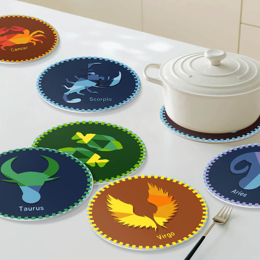 
Paint by Numbers - Placemats | Zodiac Signs
