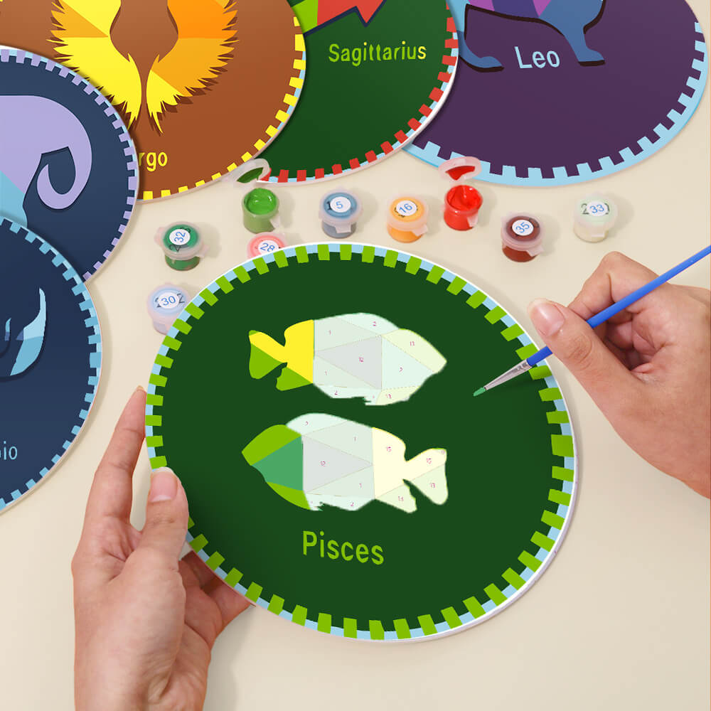 
Paint by Numbers - Placemats | Zodiac Signs