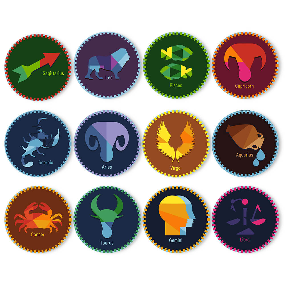 
Paint by Numbers - Placemats | Zodiac Signs