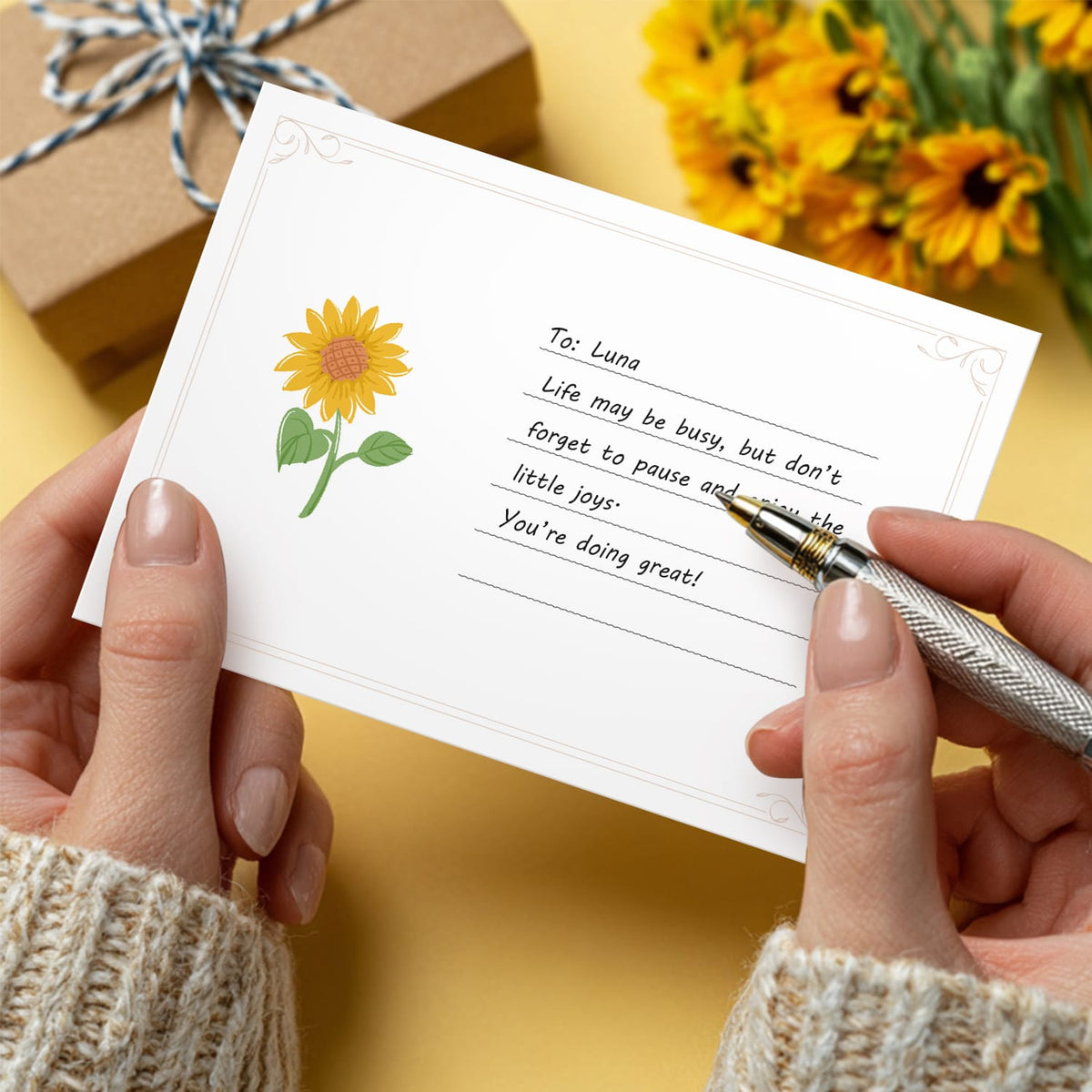 
Paint by Numbers – Postcard | Blooming Florals