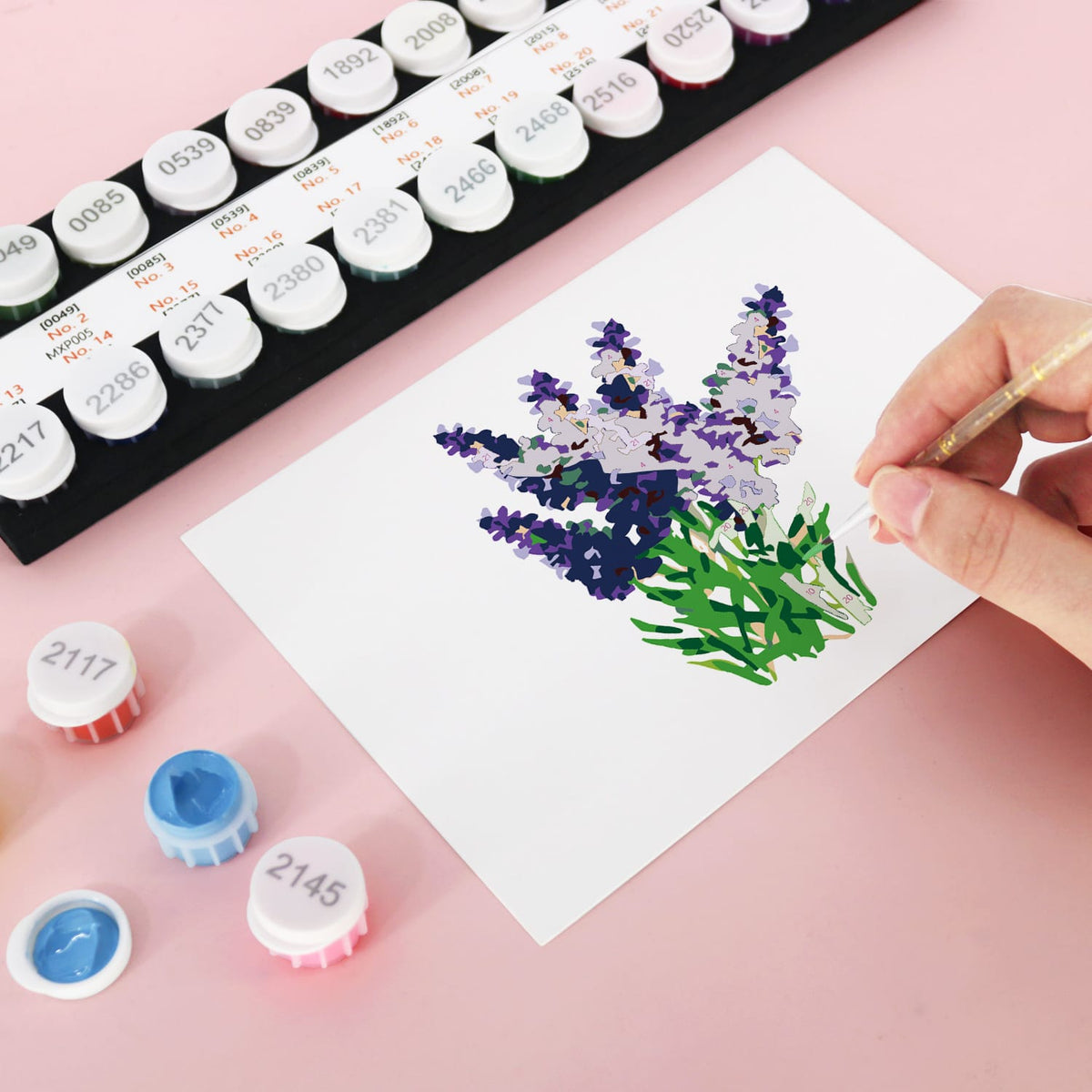 
Paint by Numbers – Postcard | Blooming Florals