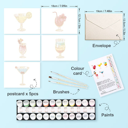 Paint by Numbers – Postcard | Cocktail Hour