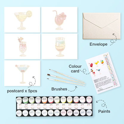 Paint by Numbers – Postcard | Cocktail Hour