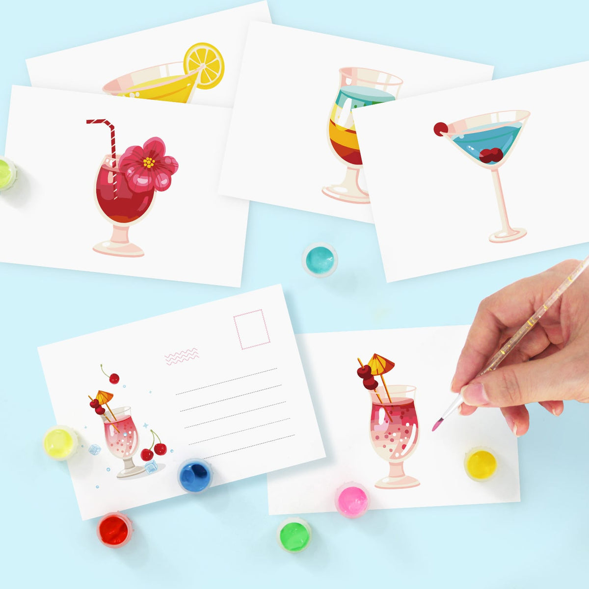 
Paint by Numbers – Postcard | Cocktail Hour