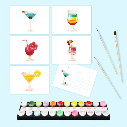 Paint by Numbers – Postcard | Cocktail Hour