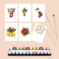 Paint by Numbers – Postcard | Merry Christmas