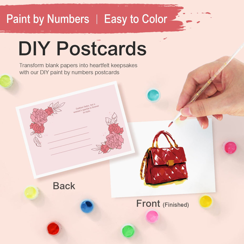 Paint by Numbers – Postcard | Red Glamour